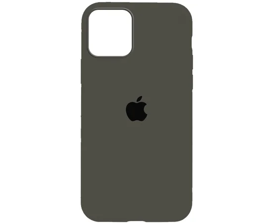 Чехол Silicone Case Full Protective (AA) для Apple iPhone 12 mini (5.4") Зеленый / Dark Olive