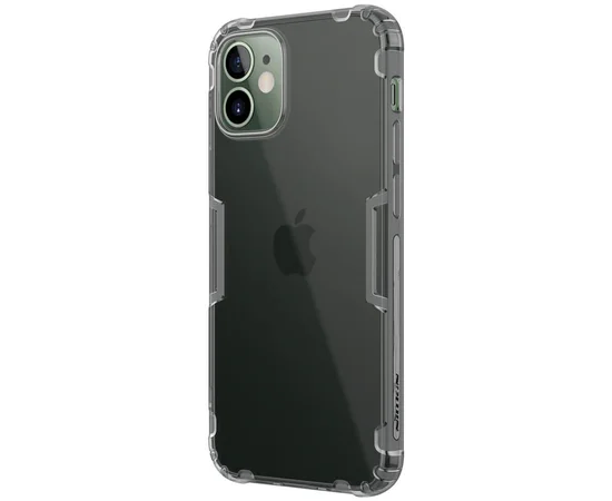 TPU чехол Nillkin Nature Series для Apple iPhone 12 mini (5.4") Серый (прозрачный)
