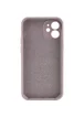 Чехол Silicone Case Full Camera Protective (AA) для Apple iPhone 12 mini (5.4") Серый / Lavender