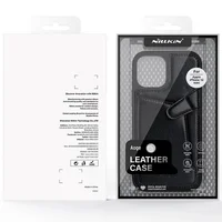 Шкіряна накладка Nillkin Aoge (з кишенею) для Apple iPhone 12 mini (5.4") Чорний