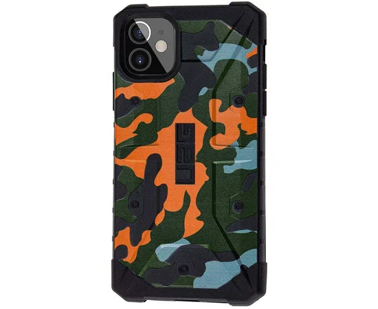 Ударопрочный чехол UAG Pathfinder камуфляж для Apple iPhone 12 mini (5.4") Оранжевый