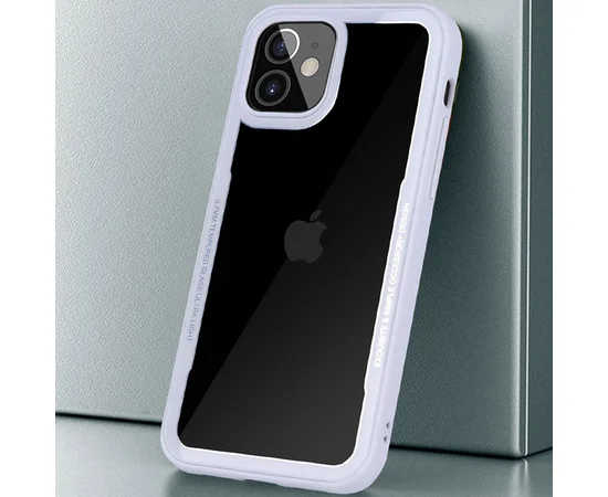 TPU+PC чехол G-Case Shock Crystal для Apple iPhone 12 mini (5.4") Белый