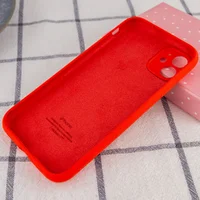 Чохол Silicone Case Full Camera Protective (AA) для Apple iPhone 12 mini (5.4 ") Червоний / Red