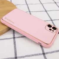 Шкіряний чохол Xshield для Apple iPhone 12 mini (5.4 ") Рожевий / Pink