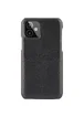 Кожаная накладка G-Case Cardcool Series для Apple iPhone 12 mini (5.4") Черный