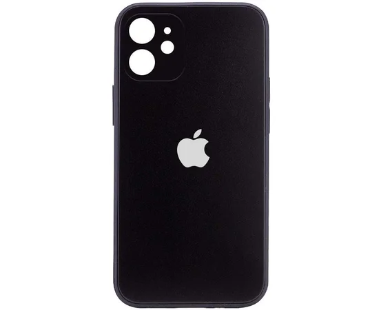 TPU+Glass чехол Matte Candy Full camera для Apple iPhone 12 mini (5.4") Черный