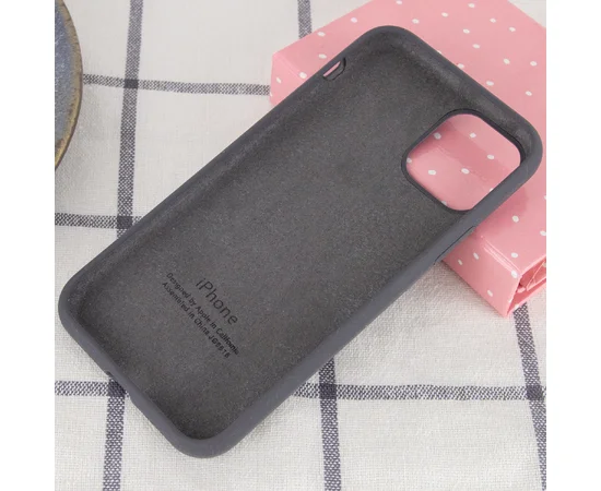 Чехол Silicone Case Full Protective (AA) для Apple iPhone 12 mini (5.4") Серый / Dark Grey