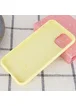 Чехол Silicone Case Full Protective (AA) для Apple iPhone 12 mini (5.4") Желтый / Mellow Yellow