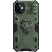 TPU + PC чохол Nillkin CamShield Armor without logo (шторка на камеру) для Apple iPhone 12 mini (5.4 ") Зелений