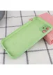 Чехол Silicone Case Full Camera Protective (AA) для Apple iPhone 12 mini (5.4") Мятный / Mint