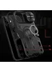 TPU+PC чехол Nillkin CamShield Armor (шторка на камеру) для Apple iPhone 12 mini (5.4") Черный