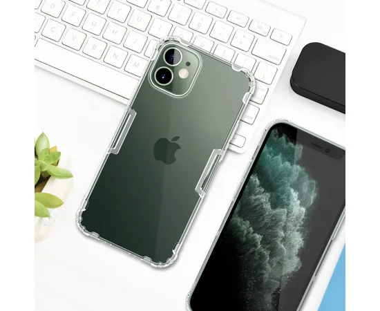 TPU чехол Nillkin Nature Series для Apple iPhone 12 mini (5.4") Бесцветный (прозрачный)