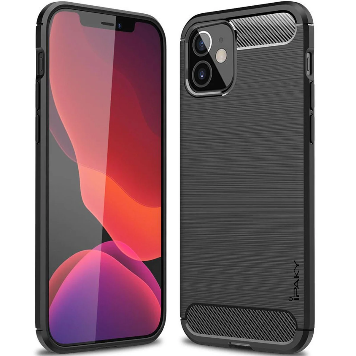TPU чехол iPaky Slim Series для Apple iPhone 12 mini (5.4") Черный