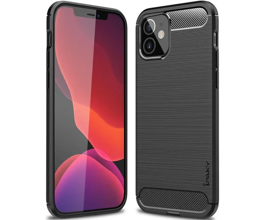 TPU чехол iPaky Slim Series для Apple iPhone 12 mini (5.4") Черный