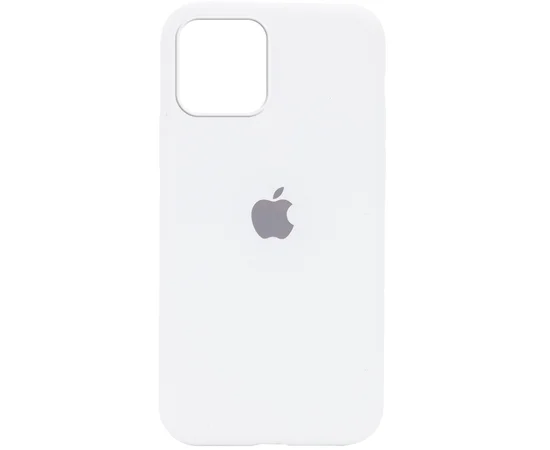 Чехол Silicone Case Full Protective (AA) для Apple iPhone 12 mini (5.4") Белый / White