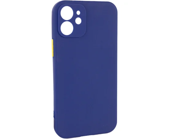 Чехол TPU Square Full Camera для Apple iPhone 12 mini (5.4") Синий