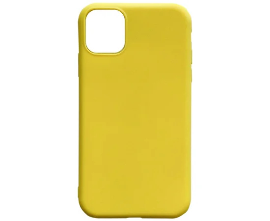 Силиконовый чехол Candy для Apple iPhone 12 mini (5.4") Желтый