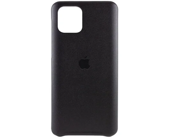 Кожаный чехол AHIMSA PU Leather Case Logo (A) для Apple iPhone 12 mini (5.4") Черный