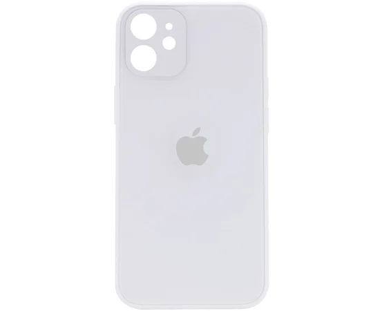 TPU+Glass чехол Matte Candy Full camera для Apple iPhone 12 mini (5.4") Белый