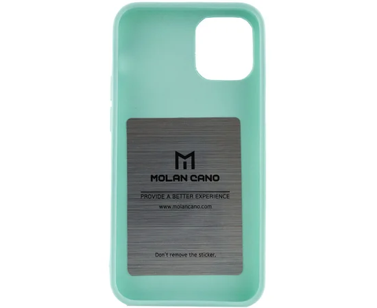 TPU чехол Molan Cano Smooth для Apple iPhone 12 mini (5.4") Бирюзовый