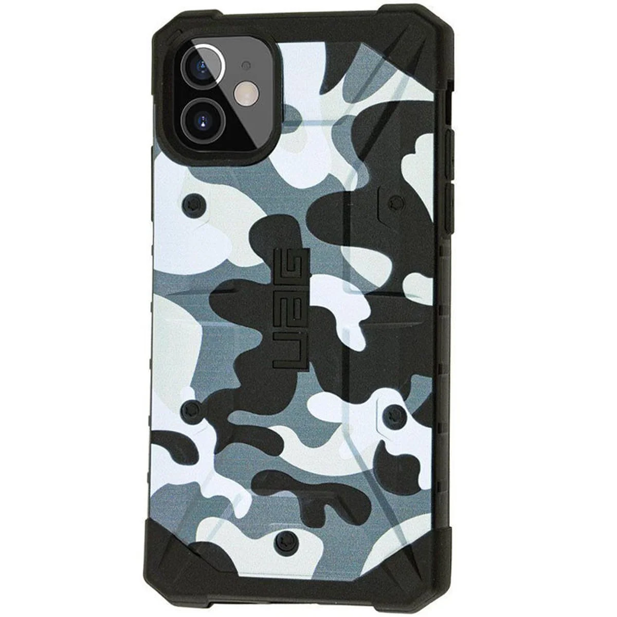 Ударопрочный чехол UAG Pathfinder камуфляж для Apple iPhone 12 mini (5.4") Белый