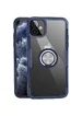 TPU+PC чехол Deen CrystalRing for Magnet (opp) для Apple iPhone 12 mini (5.4") Бесцветный / Темно-синий