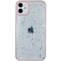 TPU+PC чехол Shiny Stars для Apple iPhone 12 mini (5.4") Розовый