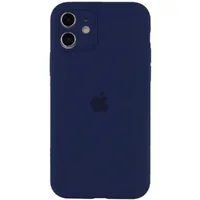 Чохол Silicone Case Full Camera Protective (AA) для Apple iPhone 12 mini (5.4 ") Синій / Deep navy