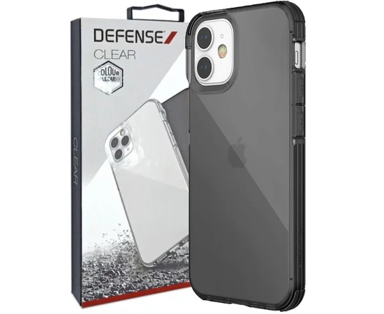 Чехол Defense Clear Series (TPU+PC) для Apple iPhone 12 mini (5.4") Черный