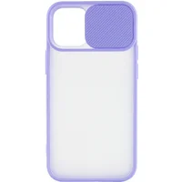 Чехол Camshield mate TPU со шторкой для камеры для Apple iPhone 12 mini (5.4") Сиреневый
