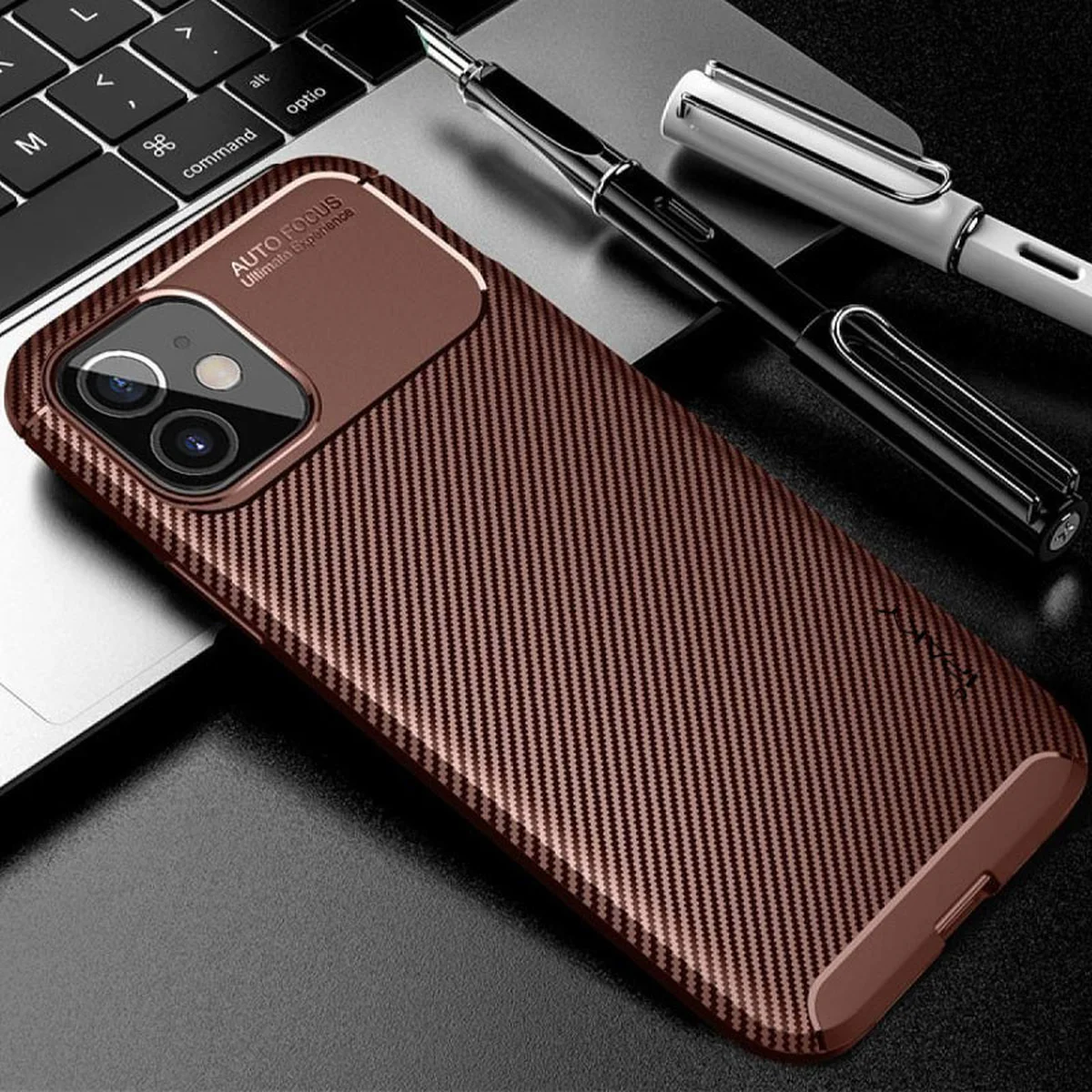 TPU чохол iPaky Kaisy Series для Apple iPhone 12 mini (5.4 ") Коричневий