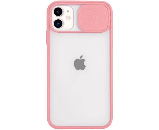 Чехол Camshield mate TPU со шторкой для камеры для Apple iPhone 12 mini (5.4") Розовый