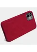 Кожаный чехол (книжка) Nillkin Qin Series для Apple iPhone 12 mini (5.4") Красный