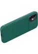 Карбоновая накладка Nillkin Camshield (шторка на камеру) для Apple iPhone 12 mini (5.4") Зеленый / Dark Green
