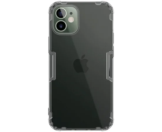 TPU чехол Nillkin Nature Series для Apple iPhone 12 mini (5.4") Серый (прозрачный)