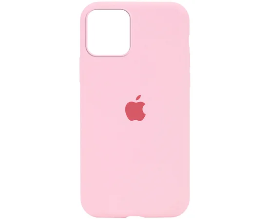 Чехол Silicone Case Full Protective (AA) для Apple iPhone 12 mini (5.4") Розовый / Light pink