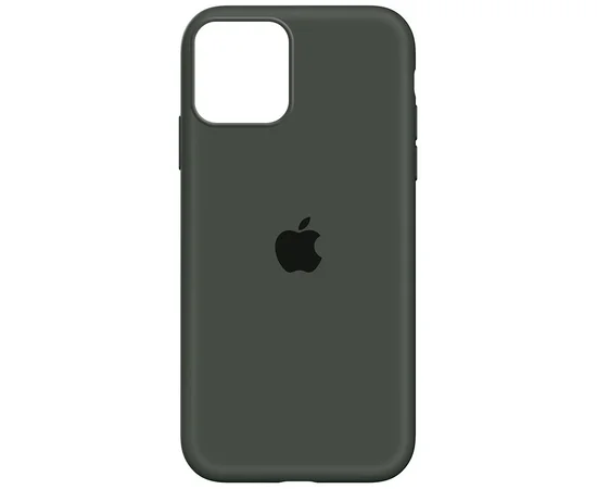 Чехол Silicone Case Full Protective (AA) для Apple iPhone 12 mini (5.4") Зеленый / Dark green