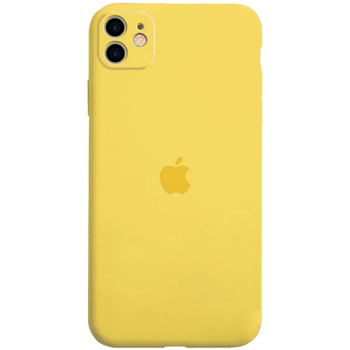 Чохол Silicone Case Full Camera Protective (AA) для Apple iPhone 12 mini (5.4 ") Жовтий / Yellow