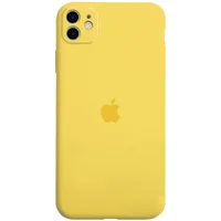 Чохол Silicone Case Full Camera Protective (AA) для Apple iPhone 12 mini (5.4 ") Жовтий / Yellow