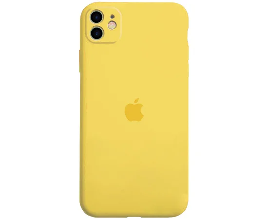 Чохол Silicone Case Full Camera Protective (AA) для Apple iPhone 12 mini (5.4 ") Жовтий / Yellow