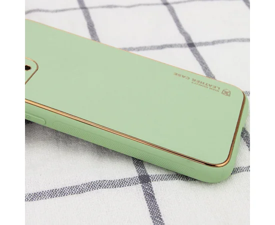 Кожаный чехол Xshield для Apple iPhone 12 mini (5.4") Зеленый / Pistachio