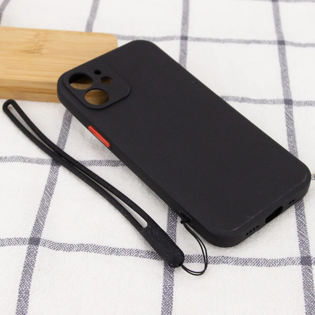 Чехол TPU Square Full Camera для Apple iPhone 12 mini (5.4") Черный