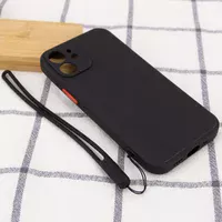 Чехол TPU Square Full Camera для Apple iPhone 12 mini (5.4") Черный