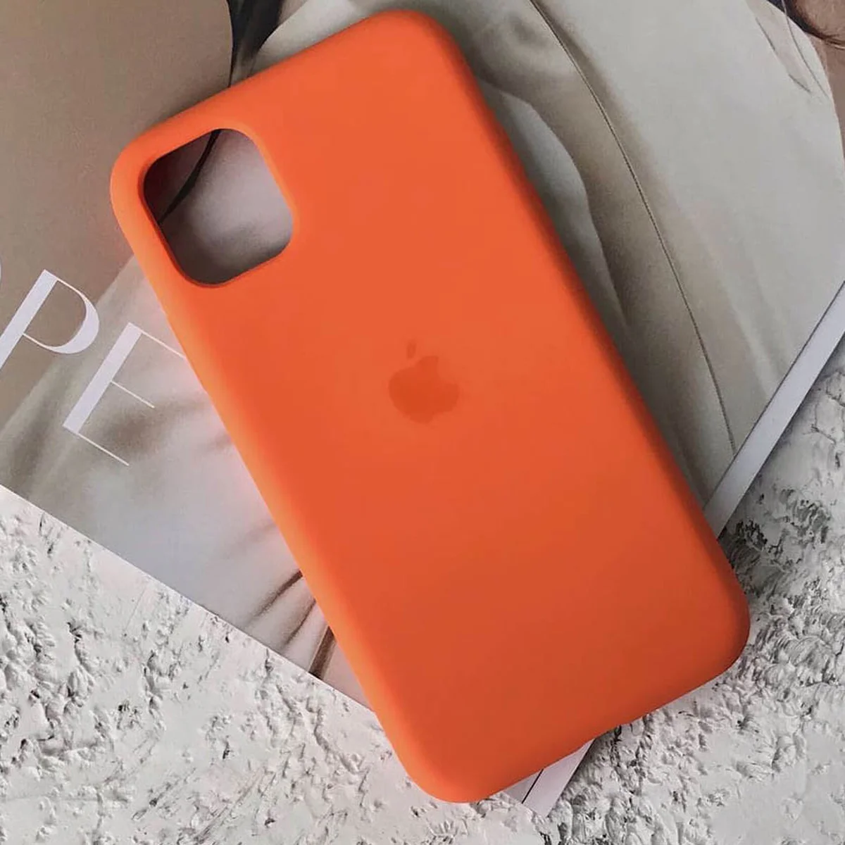 Чохол Silicone Case Full Protective (AA) для Apple iPhone 12 mini (5.4 ") Помаранчевий / Kumquat