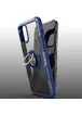 TPU+PC чехол Deen CrystalRing for Magnet (opp) для Apple iPhone 12 mini (5.4") Бесцветный / Темно-синий