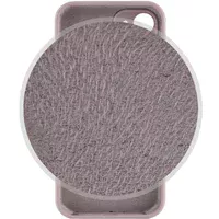 Чехол Silicone Case Full Camera Protective (AA) для Apple iPhone 12 mini (5.4") Серый / Lavender