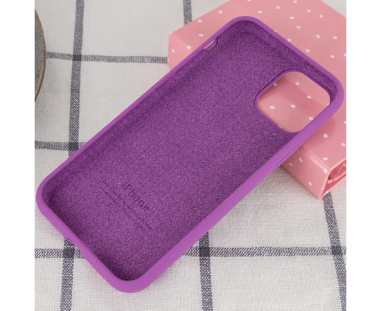 Чехол Silicone Case Full Protective (AA) для Apple iPhone 12 mini (5.4") Фиолетовый / Grape