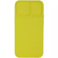 Чехол Camshield Square TPU со шторкой для камеры для Apple iPhone 12 mini (5.4") Желтый