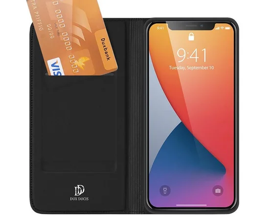 Чохол-книжка Dux Ducis з кишенею для візиток для Apple iPhone 12 mini (5.4 ") Чорний