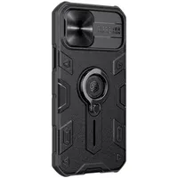 TPU+PC чехол Nillkin CamShield Armor without logo (шторка на камеру) для Apple iPhone 12 mini (5.4") Черный